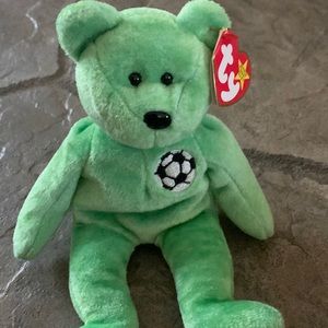 Kicks beanie baby 1999 error on both tags RARE